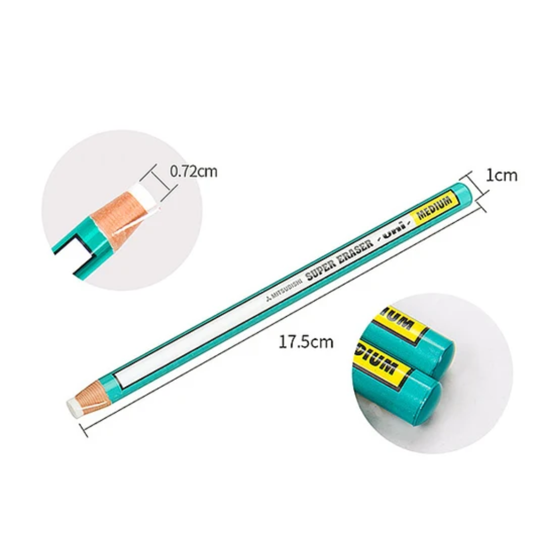 Uni Paper Wrapped Pencil Type Eraser