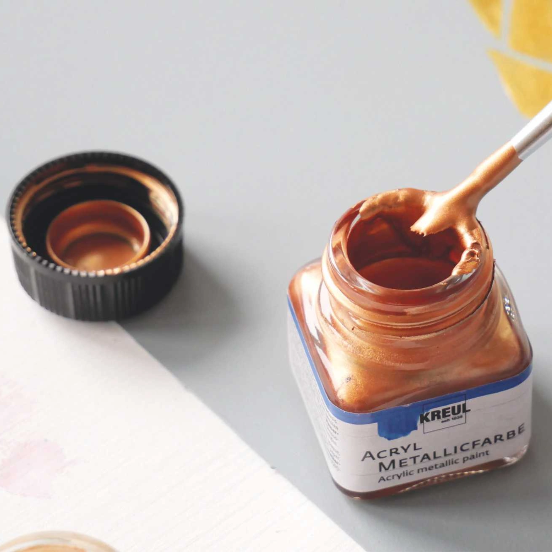 Kreul Acrylic Basic Metallic Paint Set
