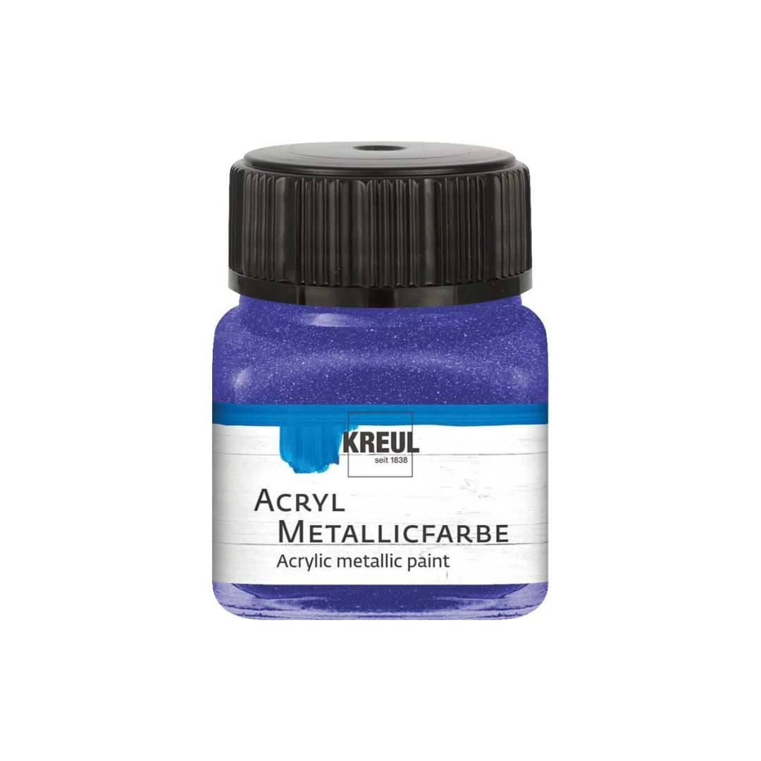 Kreul Acrylic Basic Metallic Paint Set