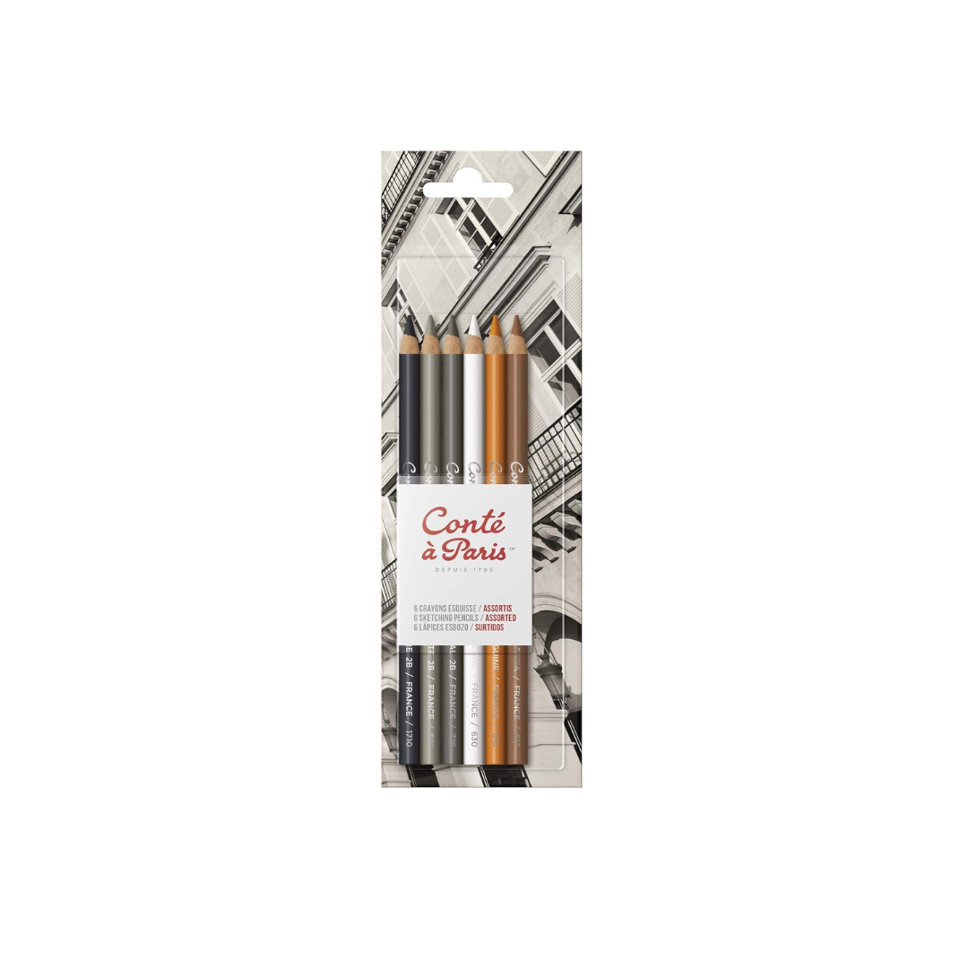 Conte A Paris Pencil Set - Pack of 6