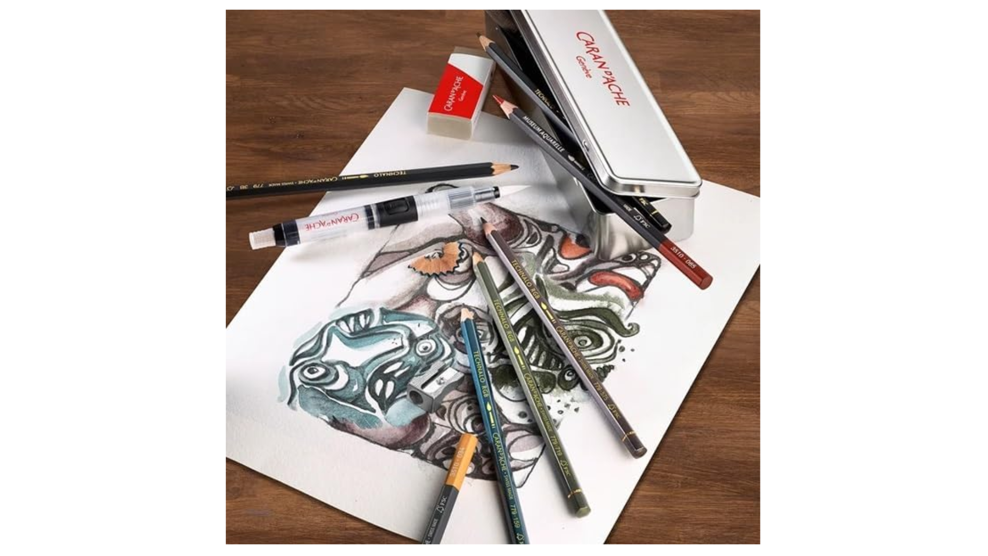 Caran D'Ache Graphite Line Multi Technic Water Soluble 13 PC