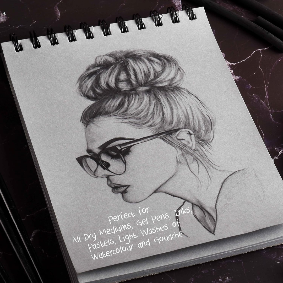Scholar A4 Gravel Grey Paper Sketch Pad
