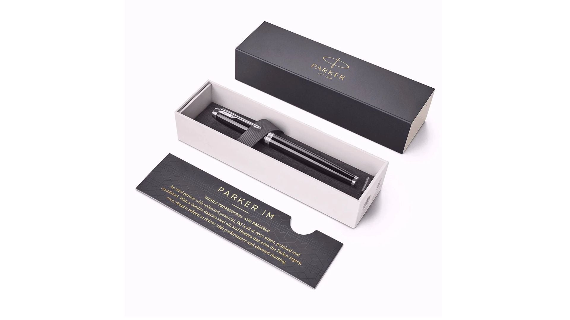 Parker IM Metal Black CT Roller Ball Pen 9000025981