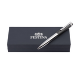 Festina Ballpoint pen Prestige Chrome Black