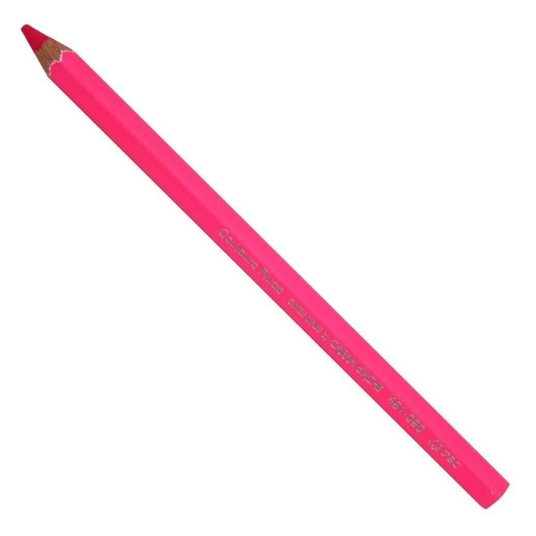 Caran D'Ache Colorblock Pencil Maxi Fluo 6MM