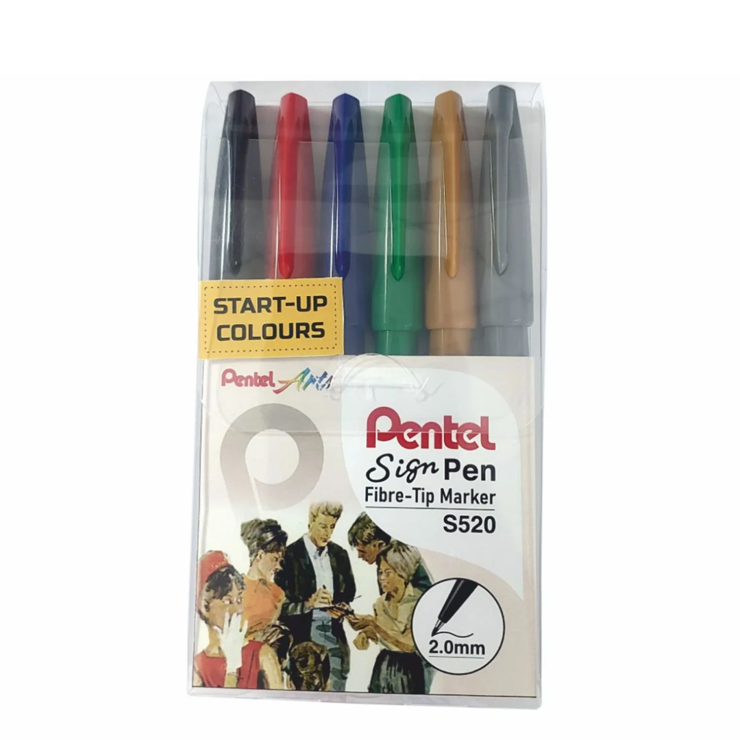 Pentel Sign Pen Set