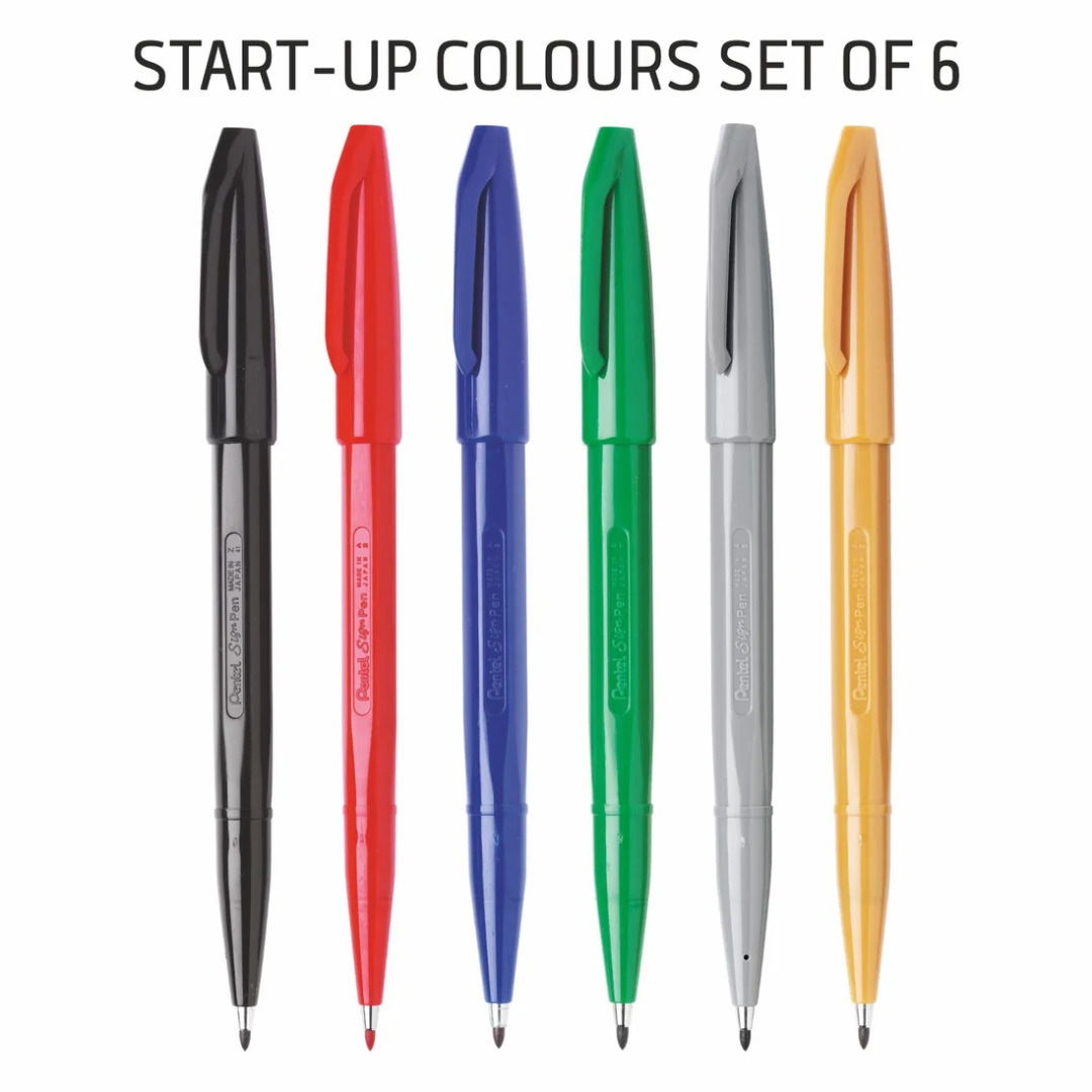 Pentel Sign Pen Set