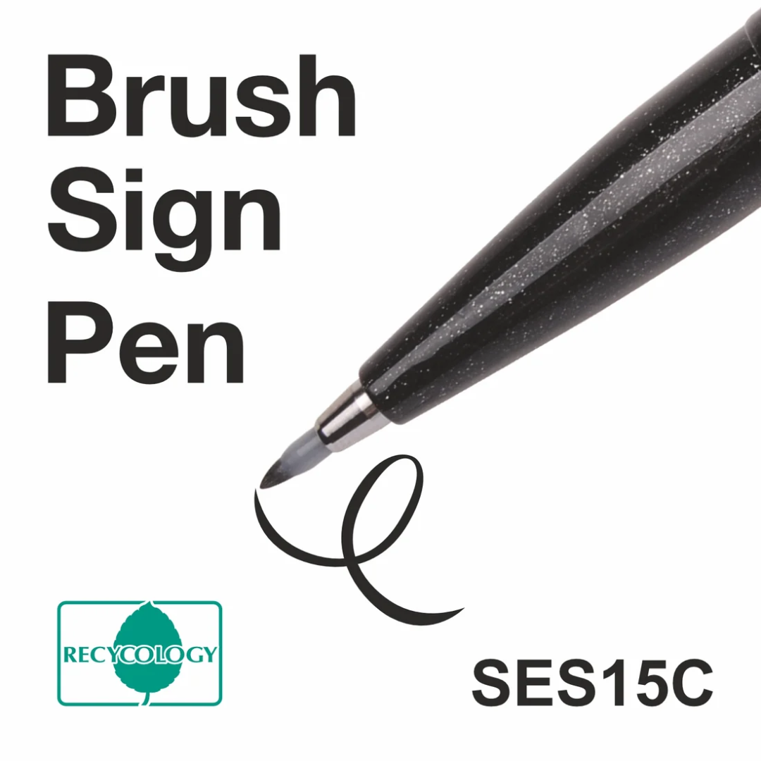 Pentel Arts Brush Sign Pen Set