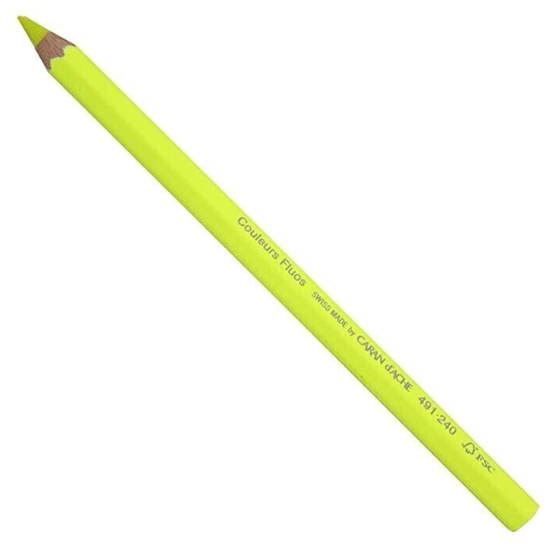 Caran D'Ache Colorblock Pencil Maxi Fluo 6MM