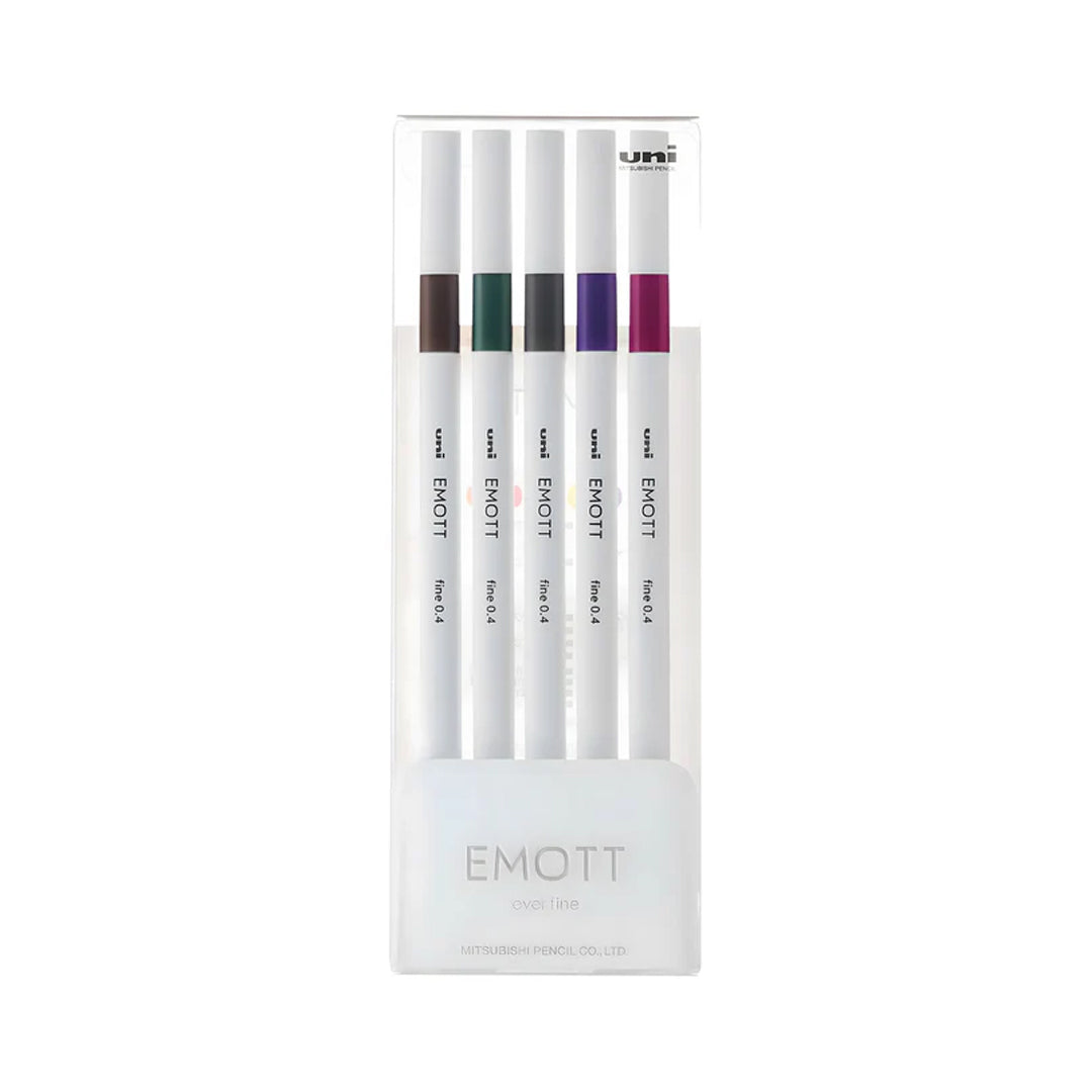 Uni Emott Pens 5-color set
