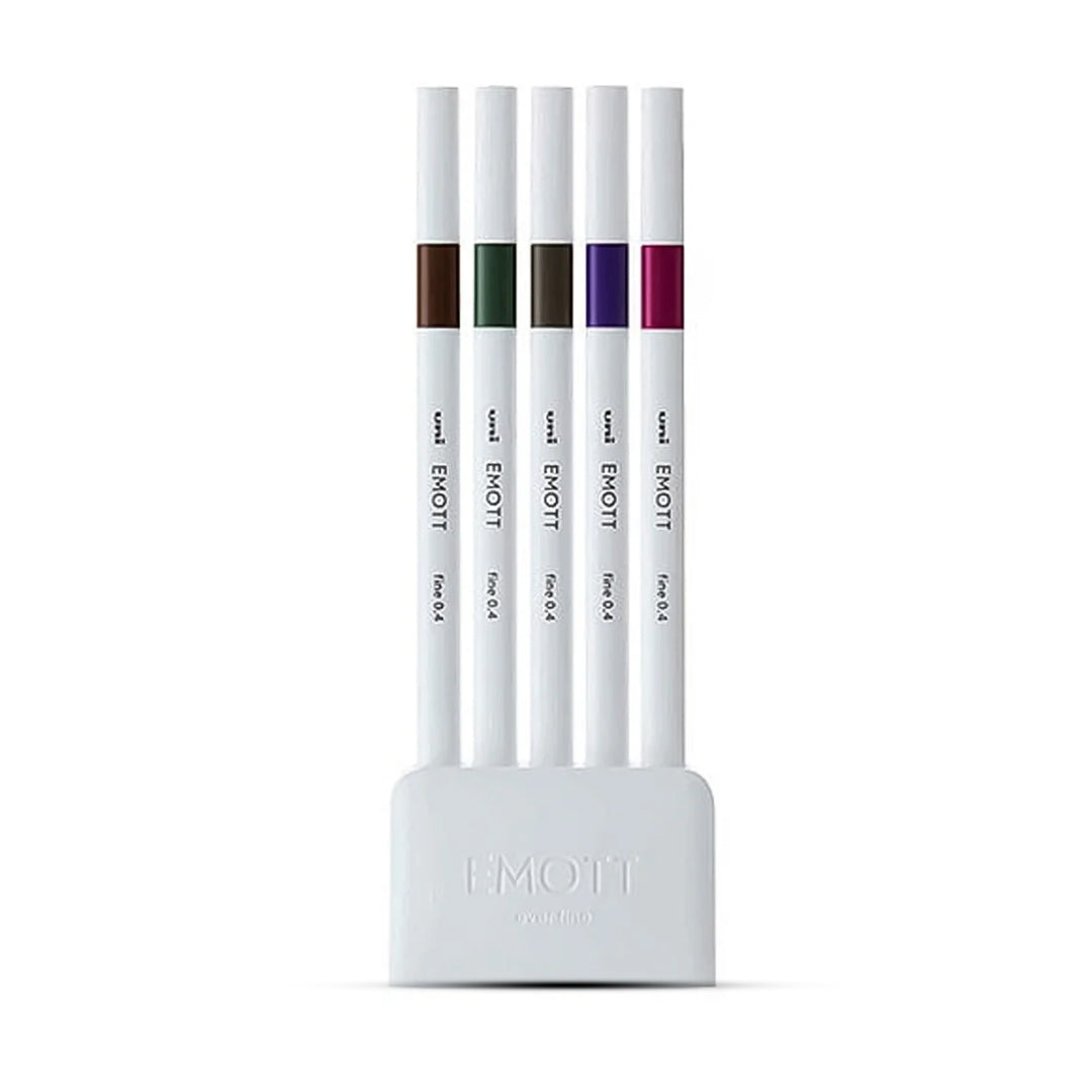 Uni Emott Pens 5-color set