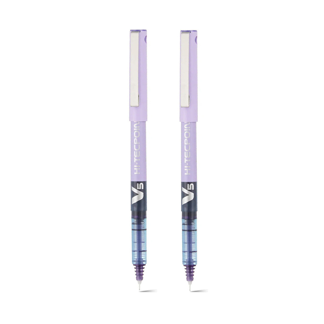 Pilot V5 Hi-Tecpoint Roller Ball Pen Set