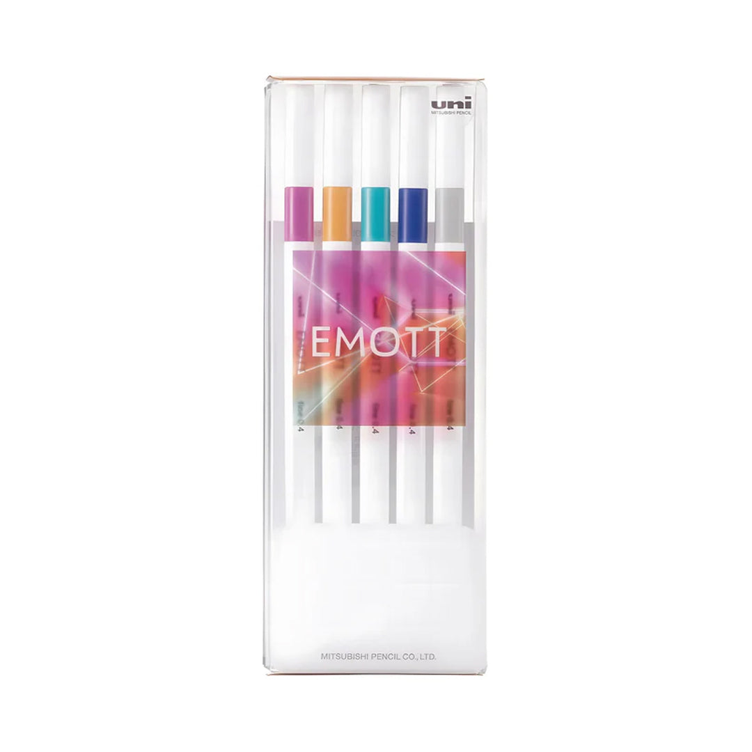 Uni Emott Pens 5-color set