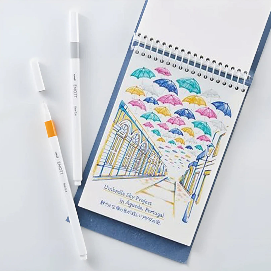 Uni Emott Pens 5-color set
