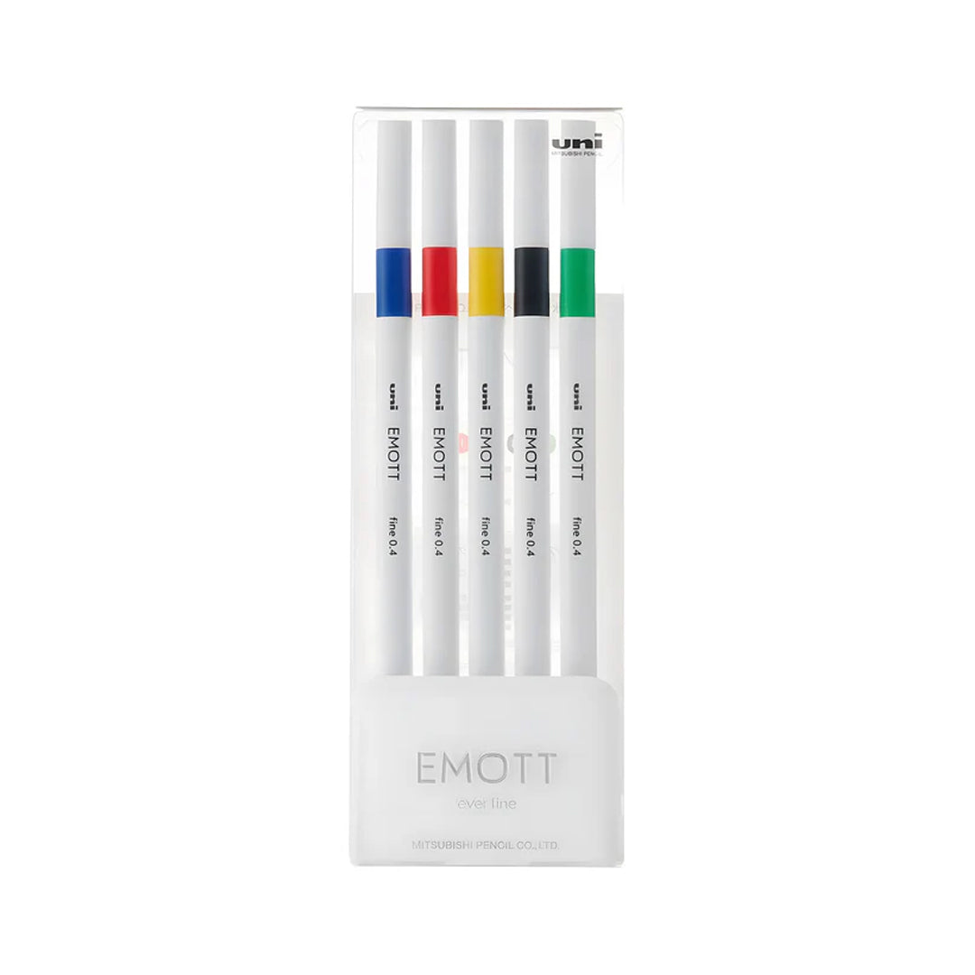 Uni Emott Pens 5-color set