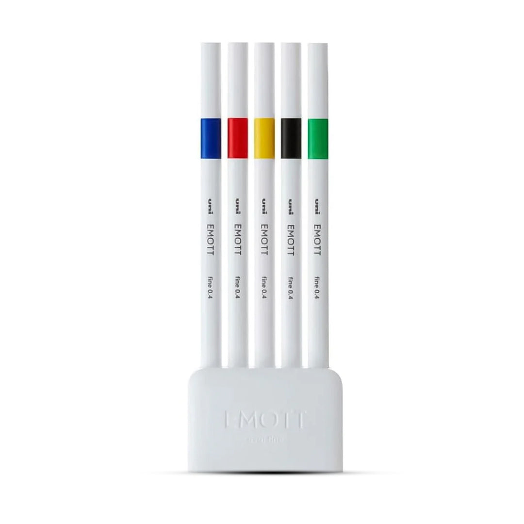Uni Emott Pens 5-color set