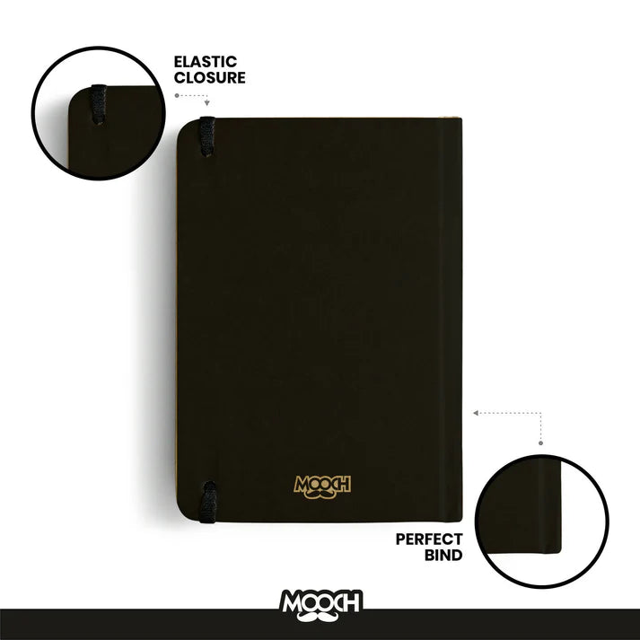 Mooch Handcrafted Khaki A5 Plain Notebook