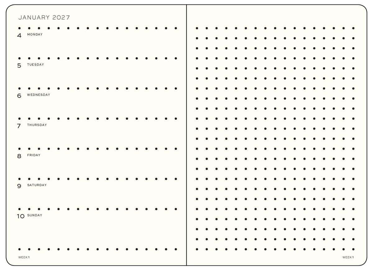Leuchtturm1917 2027 Colourful Seasons Weekly Planner