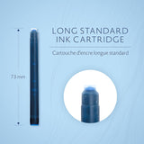 Waterman Ink Bottle (Mysterious Blue - 50 ML) 9000005334. A unique 50 ml ink bottle comes with multi-faceted 9 sides which help you to grasp every remaining drop of ink. Genuine Waterman Ink, France. Onlinemantra.in
