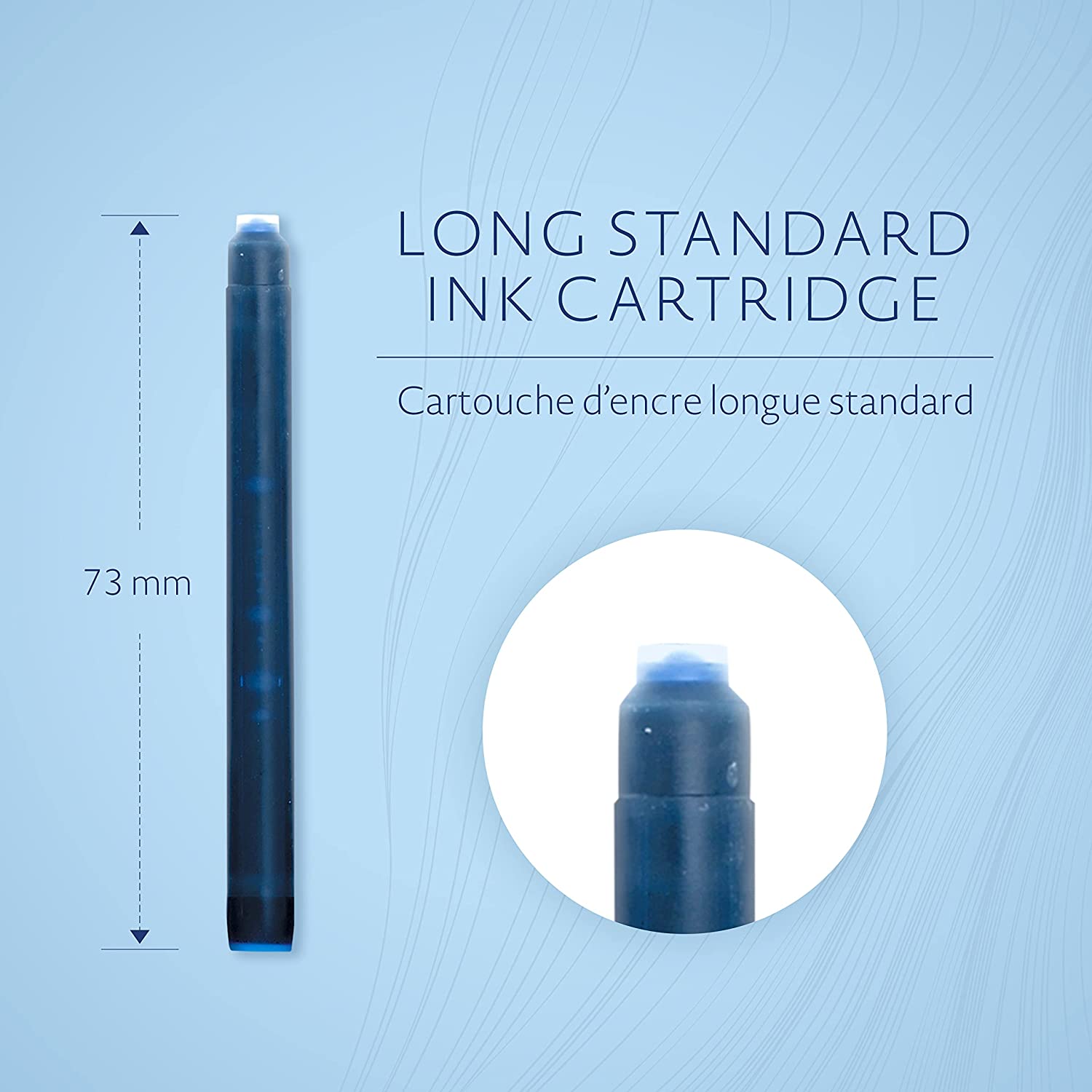 Waterman Ink Bottle (Mysterious Blue - 50 ML) 9000005334. A unique 50 ml ink bottle comes with multi-faceted 9 sides which help you to grasp every remaining drop of ink. Genuine Waterman Ink, France. Onlinemantra.in