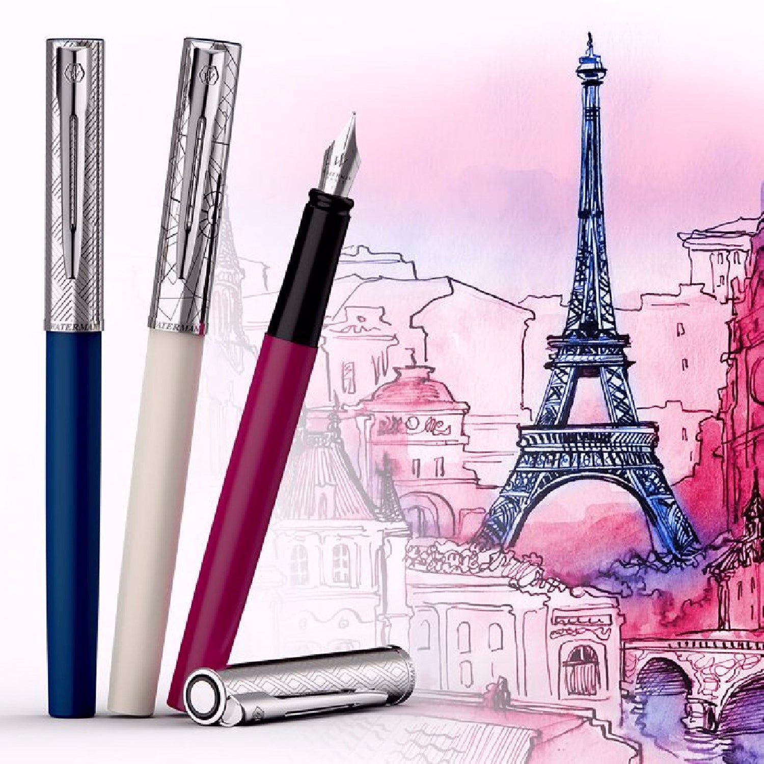 Waterman Allure Deluxe Blue CT Fountain Pen