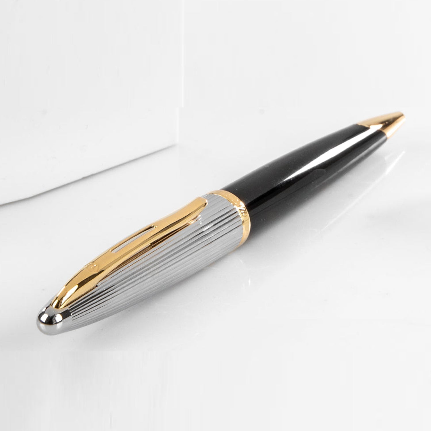 Waterman Carene Deluxe Black GT Ballpoint Pen 9000013886