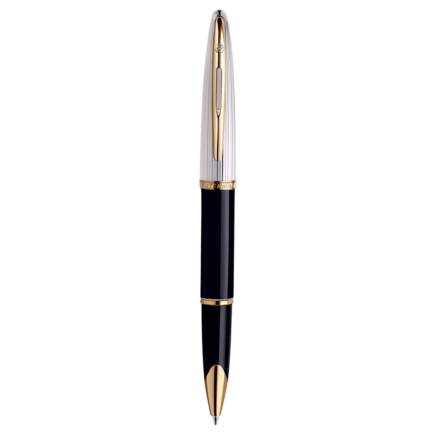 Waterman Carene Deluxe Black GT Roller Ball Pen 9000013885