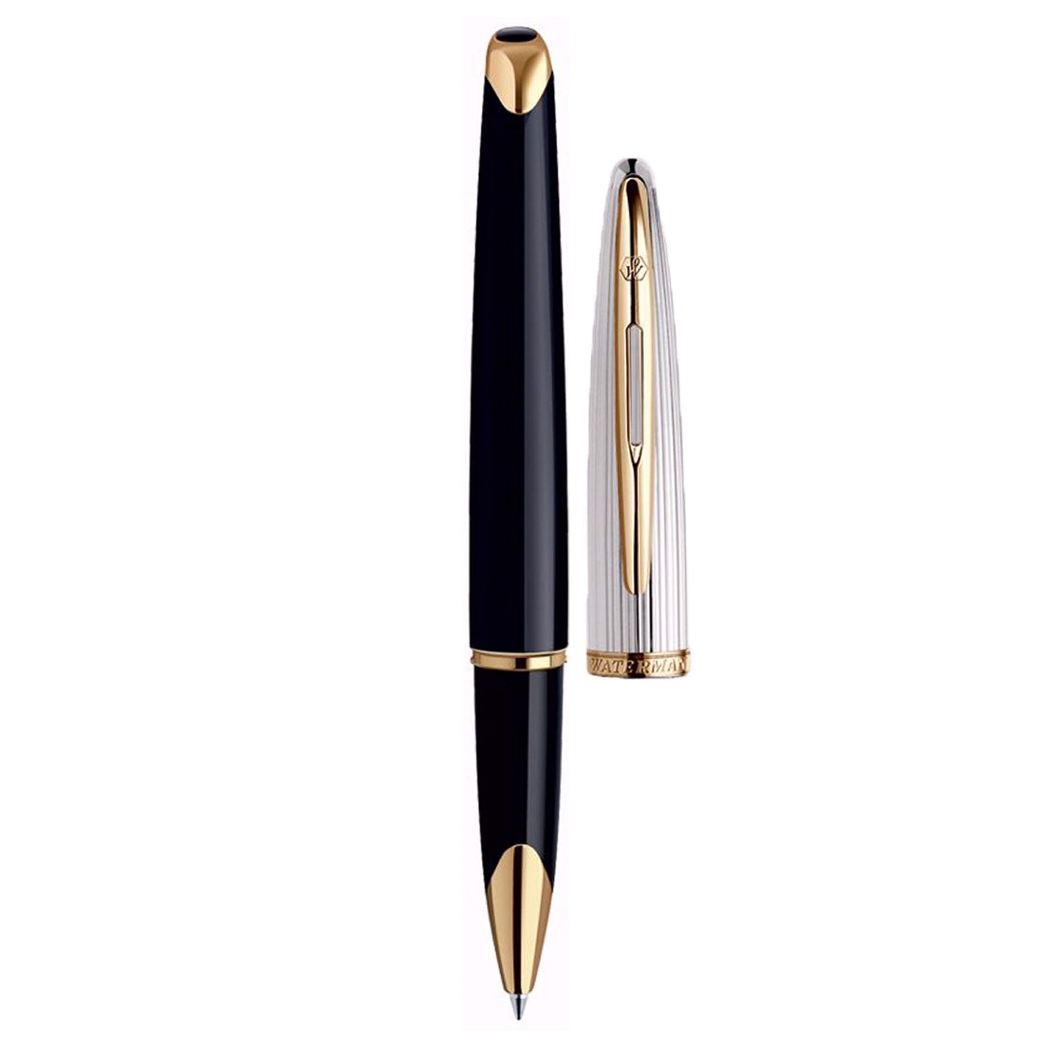 Waterman Carene Deluxe Black GT Roller Ball Pen 9000013885