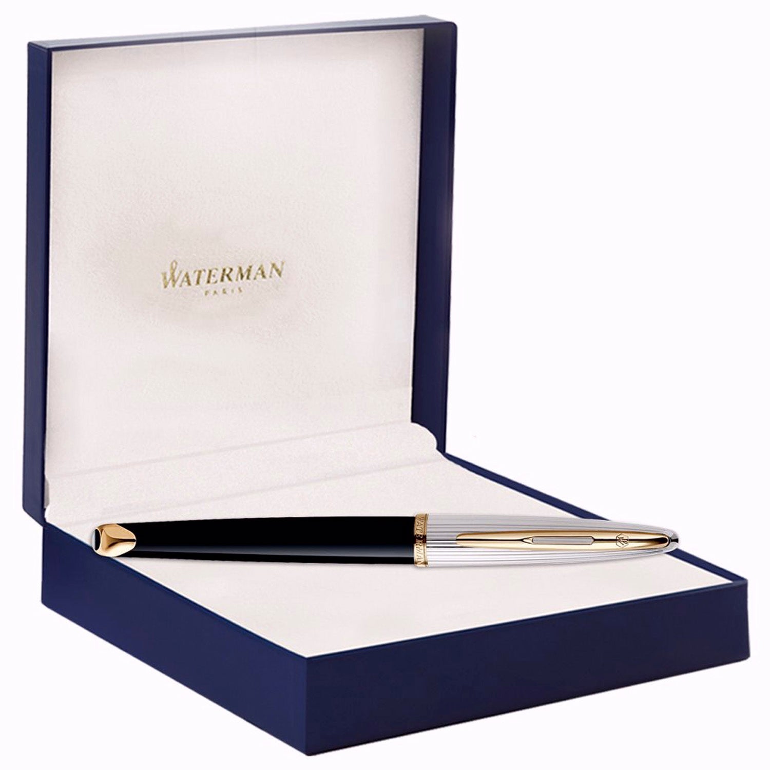 Waterman Carene Deluxe Black GT Roller Ball Pen 9000013885