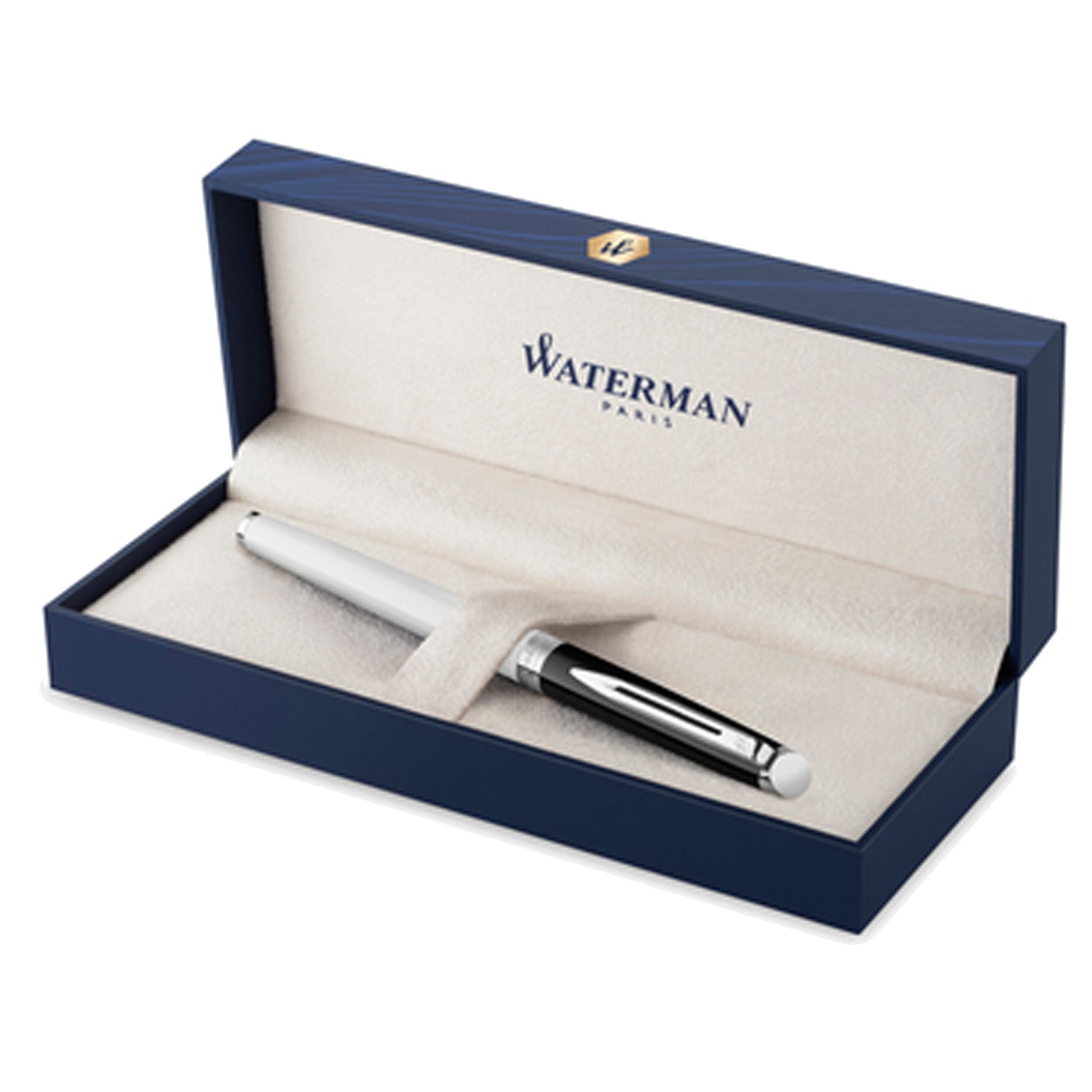 Waterman Hemisphere Colour Block Black/White CT Fountain Pen