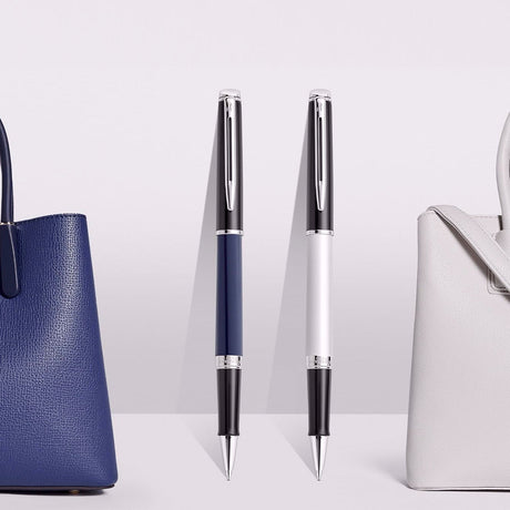 Waterman Hemisphere Colour Block Blue/Black CT Roller Ball Pen 9000037254