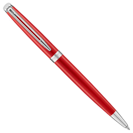 Waterman Hemisphere Matte Stainless Steel Red CT Ballpoint Pen 9000034683