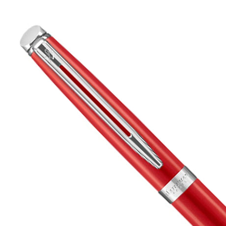 Waterman Hemisphere Matte Stainless Steel Red CT Ballpoint Pen 9000034683