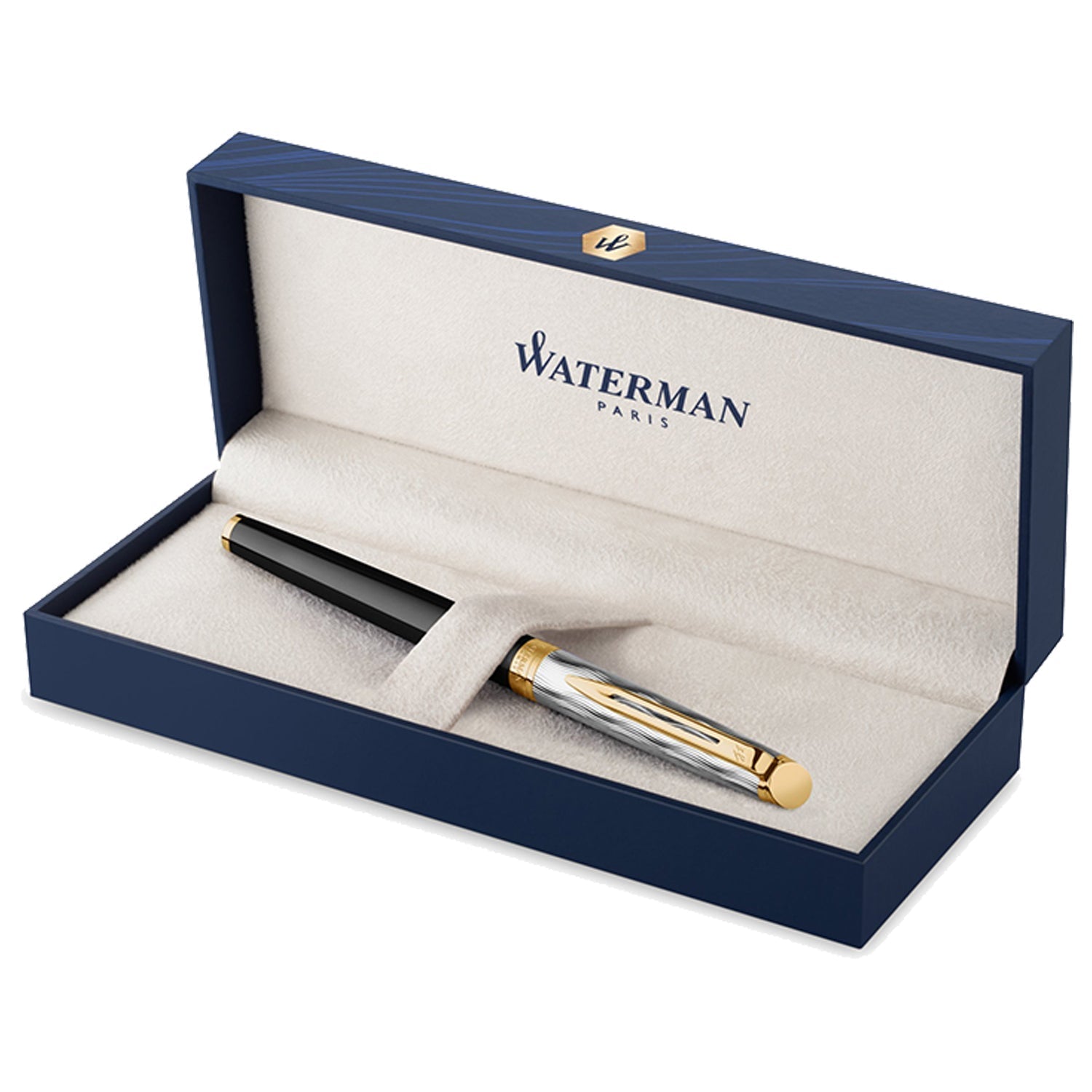Waterman Hemisphere Reflections Of Paris Deluxe Black GT Fountain Pen
