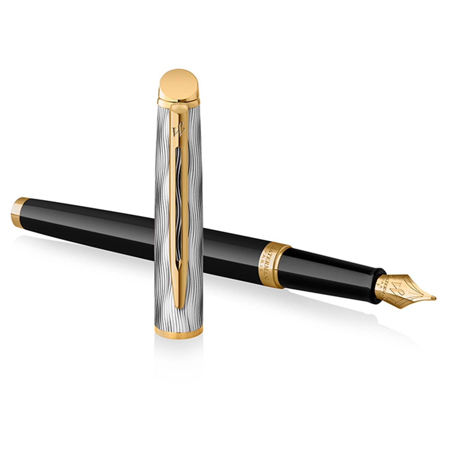 Waterman Hemisphere Reflections Of Paris Deluxe Black GT Fountain Pen