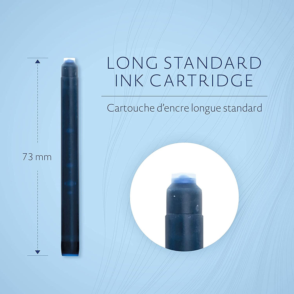 Waterman Ink Bottle (Mysterious Blue - 50 ML) 9000005334. A unique 50 ml ink bottle comes with multi-faceted 9 sides which help you to grasp every remaining drop of ink. Genuine Waterman Ink, France. Onlinemantra.in
