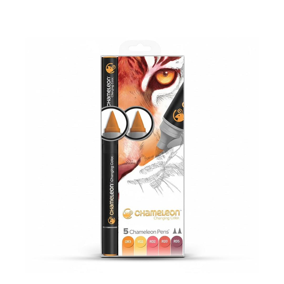 Chameleon Dual Tip Brush Pen Set