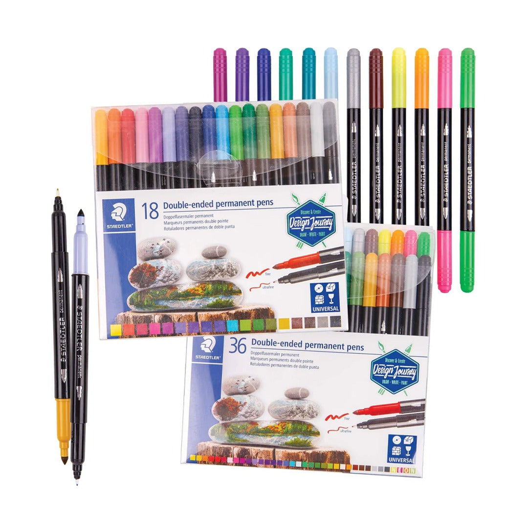 Staedtler Double Ended Watercolour Brush Pens