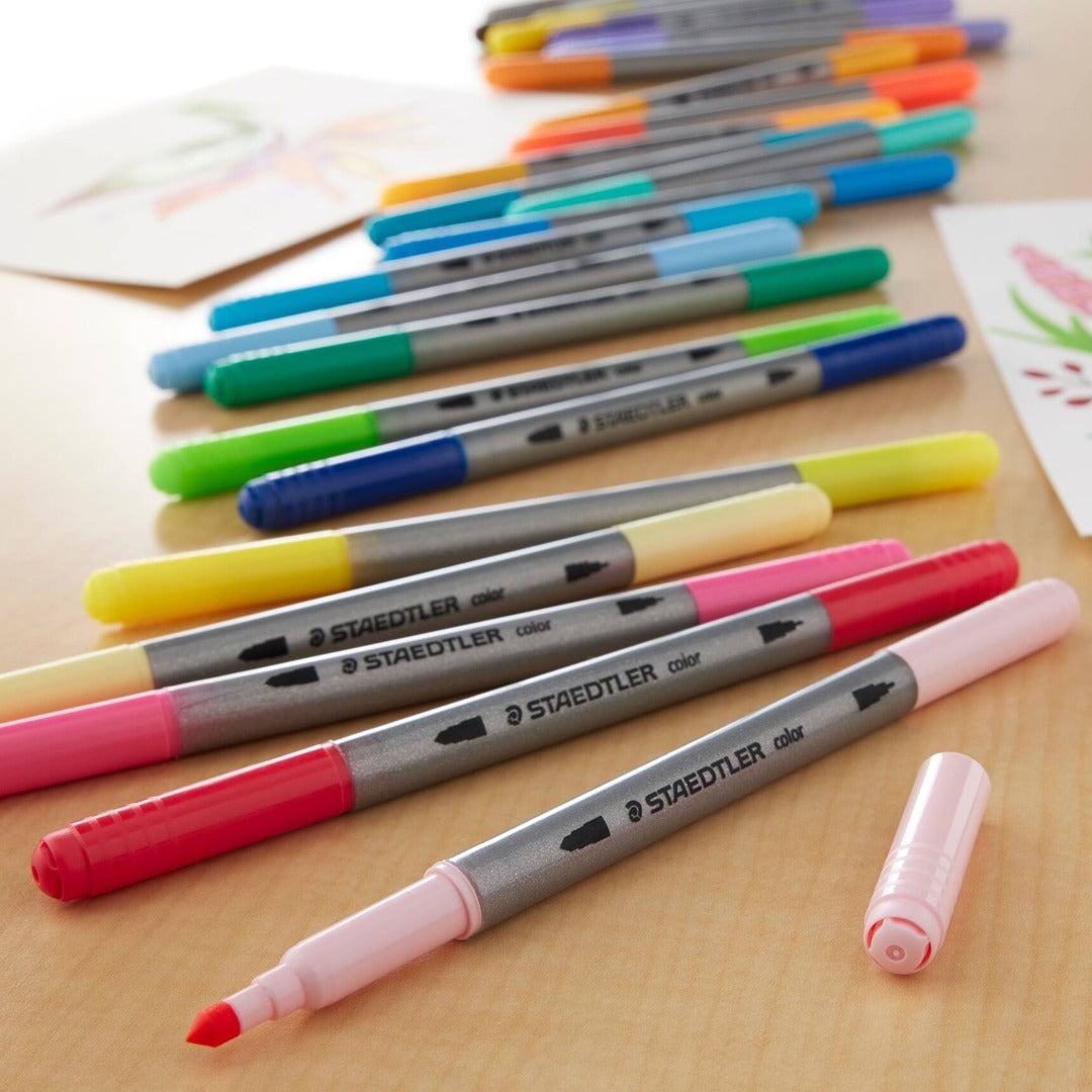 Staedtler Double Ended Watercolour Brush Pens