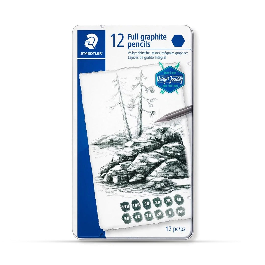Staedtler 12 Full Graphite Pencils