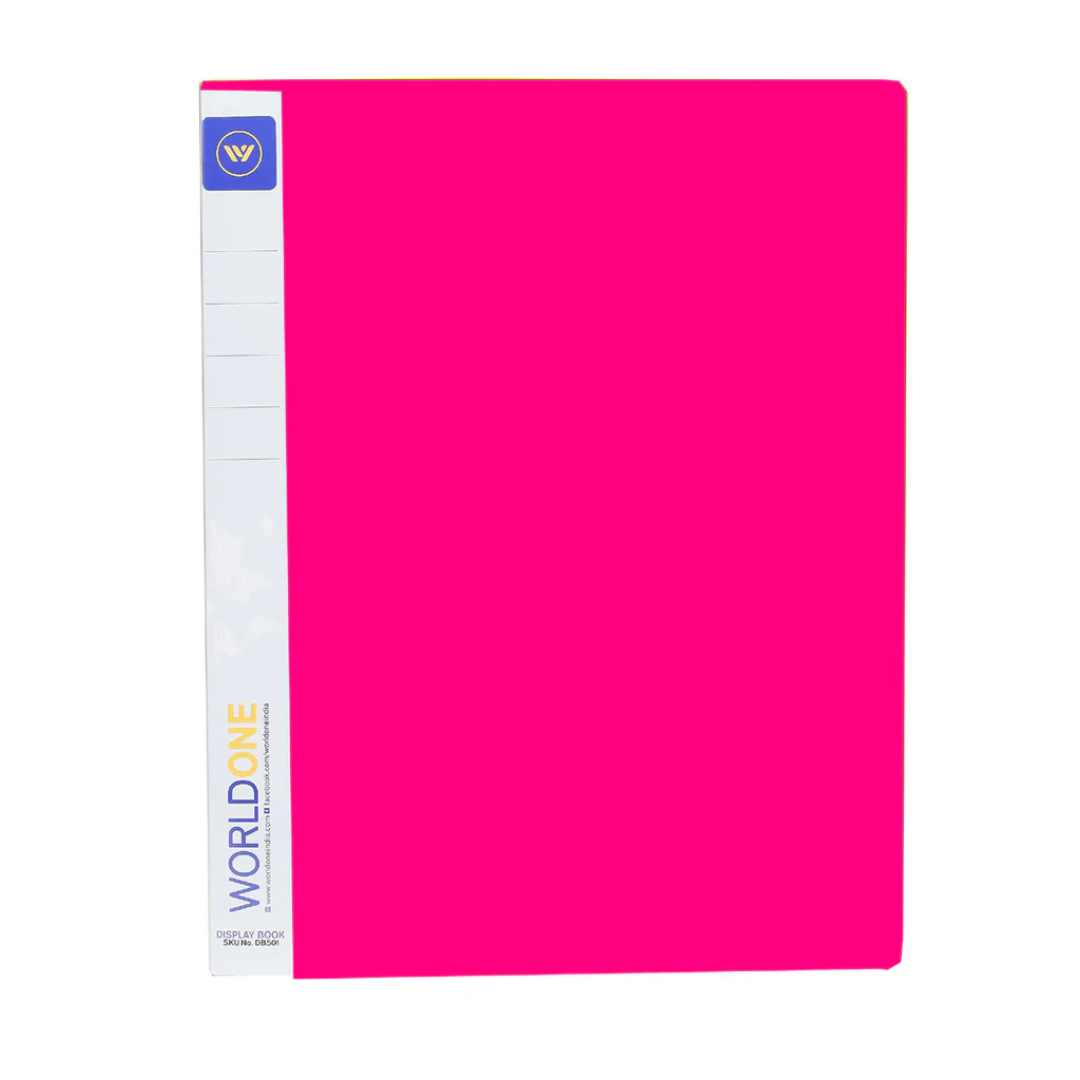 Worldone Display Book, A4- 20 Pockets