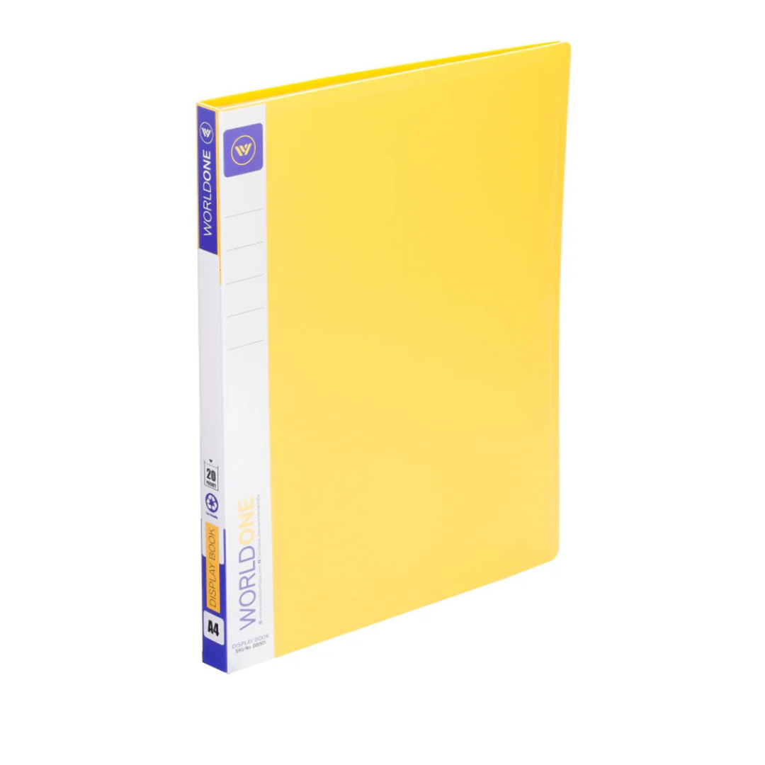 World One DB501 Display Book, A4- 20 Pockets