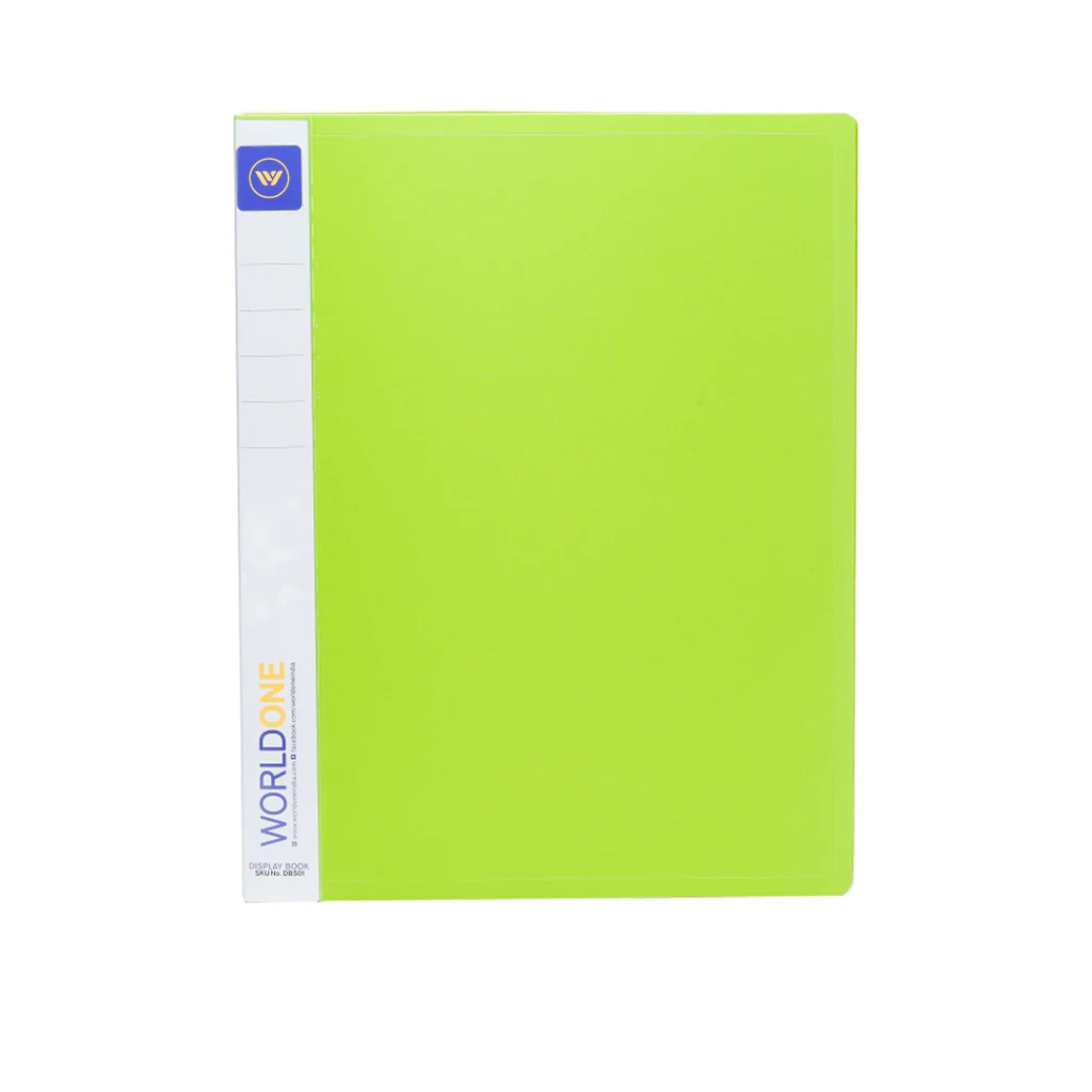 World One DB501 Display Book, A4- 20 Pockets