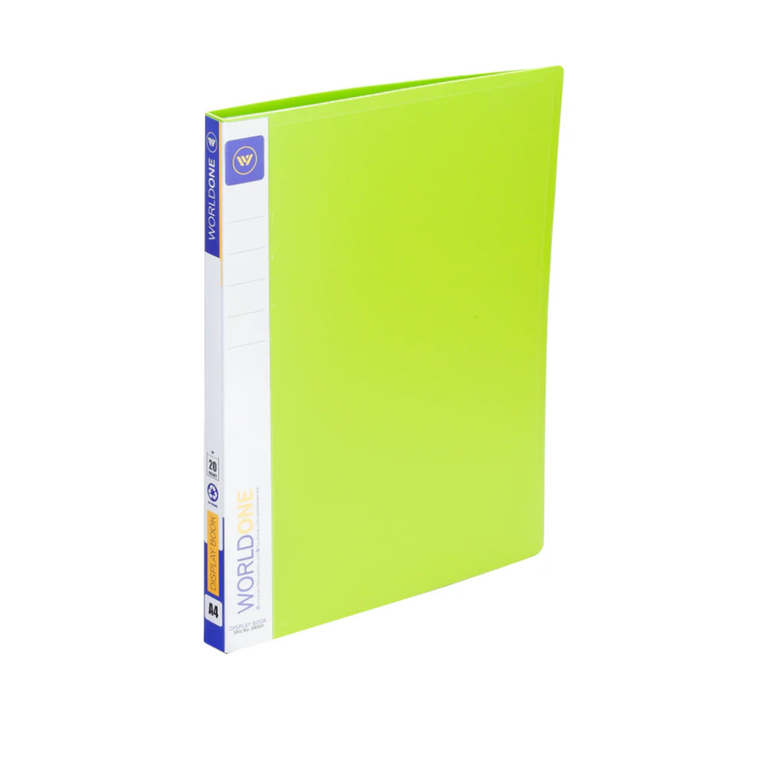 World One DB501 Display Book, A4- 20 Pockets