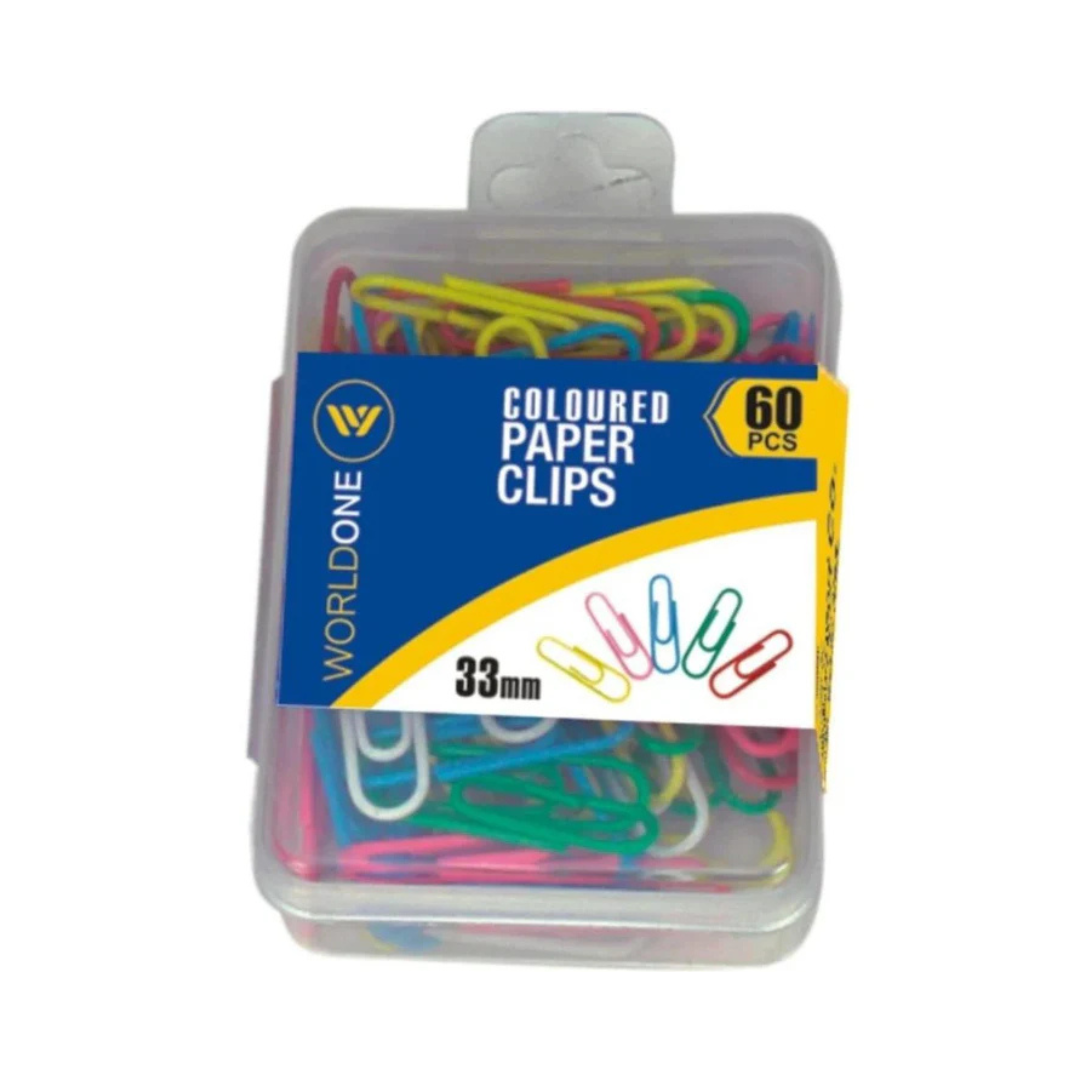 World one 33mm Multicolor Paperclip