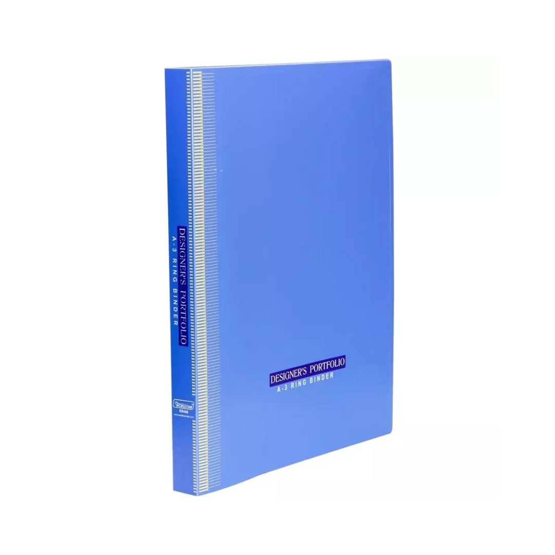 Worldone B4 Blue Ring Binder