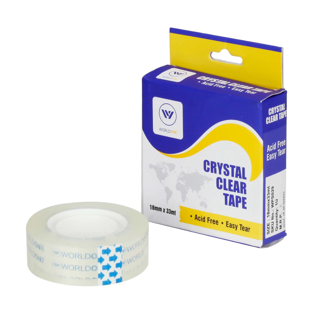 Worldone Crystal Clear Tape