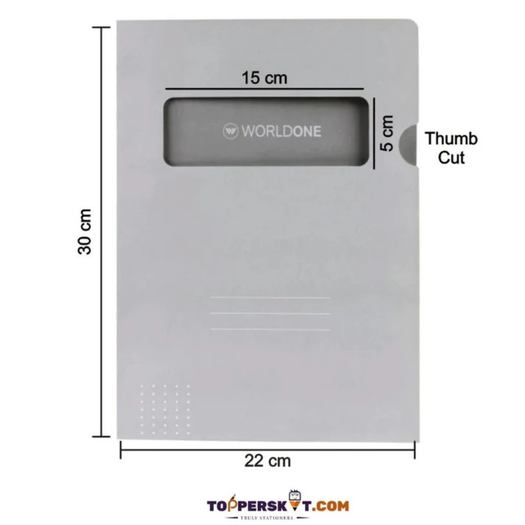 Worldone Eco Friendly Assorted Document Organizer Set of 10