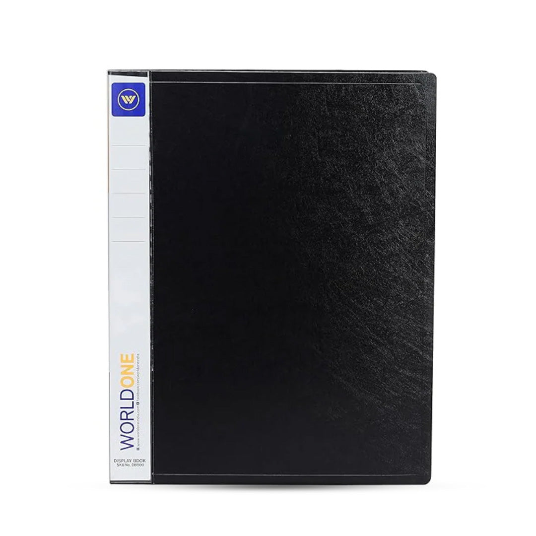 Worldone Black Display Book File