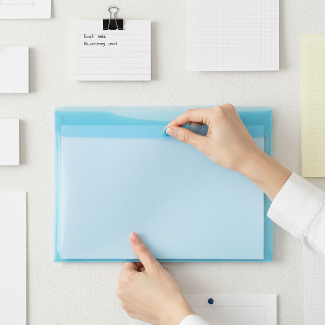 Worldone Button Envelope Horizontal Bag